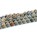 L-0075 Good Polished American Picture Jasper Natural Smooth Gemstone Beads Strand Bulk Supplies Beads for Jewelry Creation